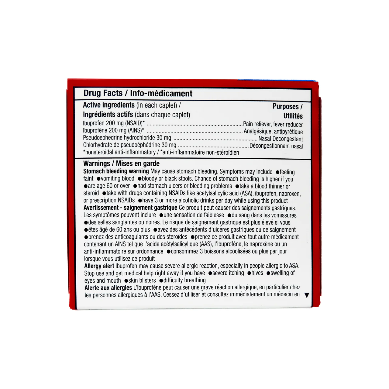 Option+ Cold + Sinus Relief Non Drowsy | 40 Caplets - Image 2