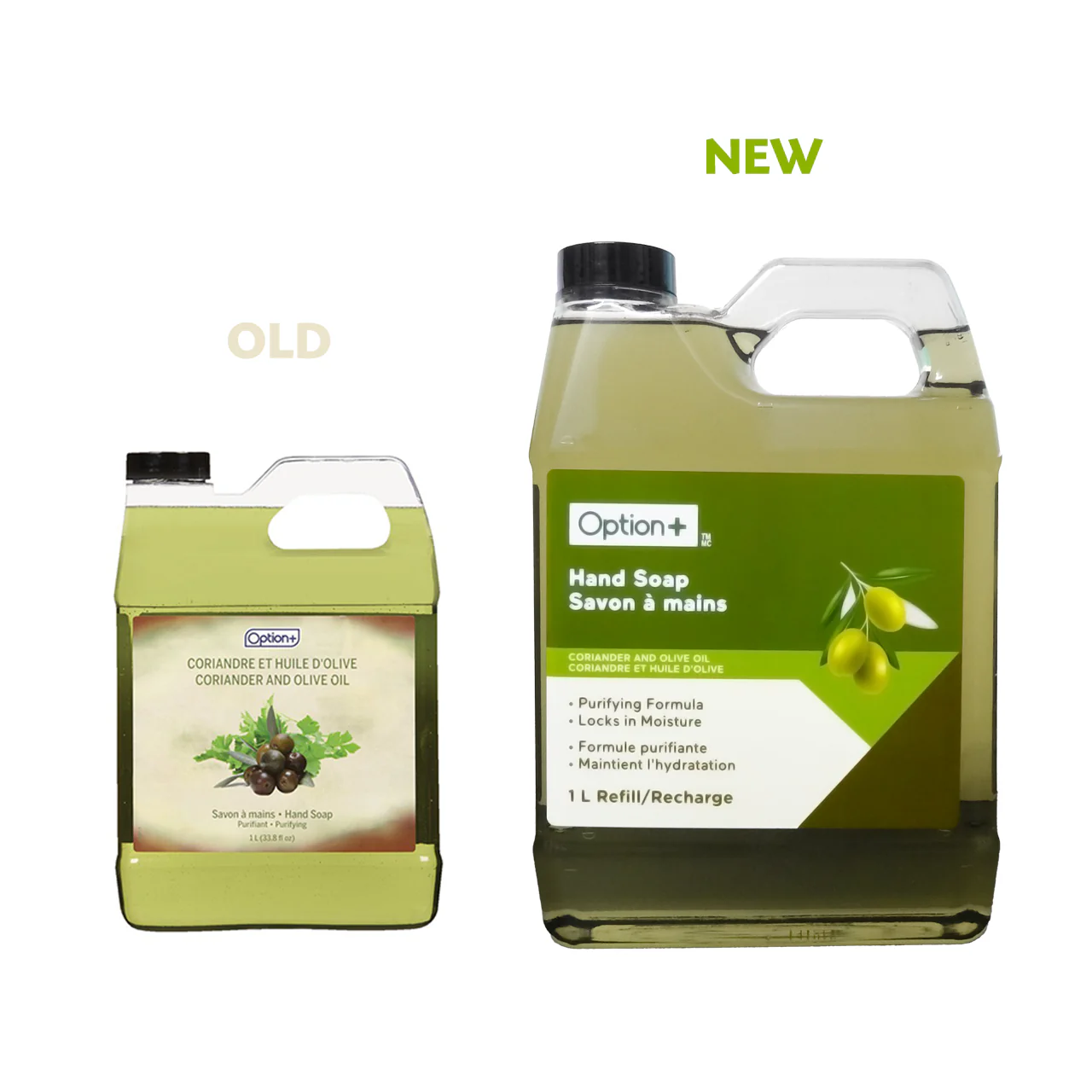 Option+ Coriander & Olive Oil Hand Soap | 1 L - Image 2