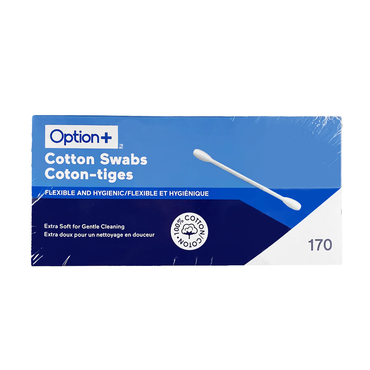 Option+ Cotton Swabs | 170 Count
