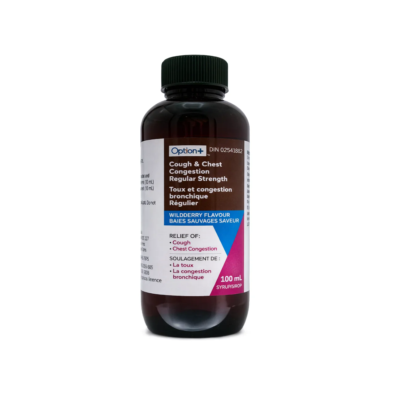 Option+ Cough & Chest Congestion Regular Strength Syrup | 100 mL - Image 3