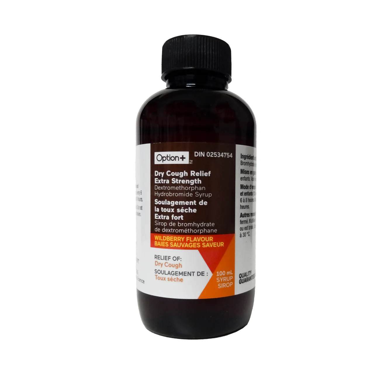 Option+ - Exrta Strength Dry Cough Relief - Wildberry Flavour | 100 mL - Image 2