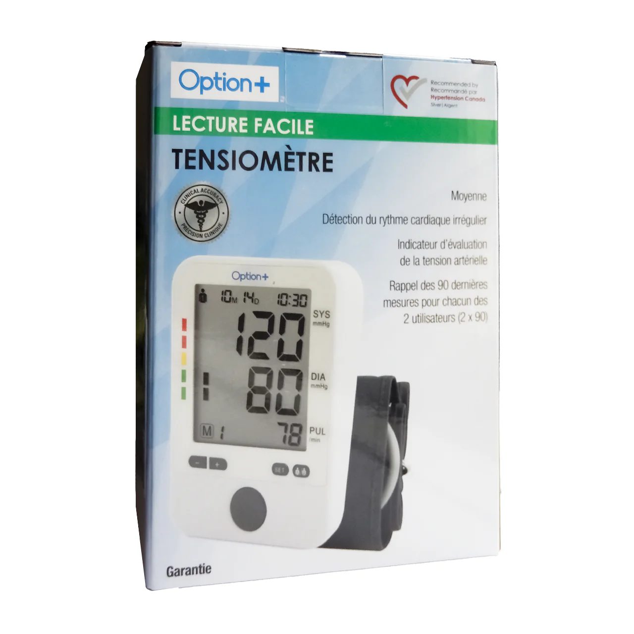 Option+ Easy Viewing Blood Pressure Monitor - Image 5