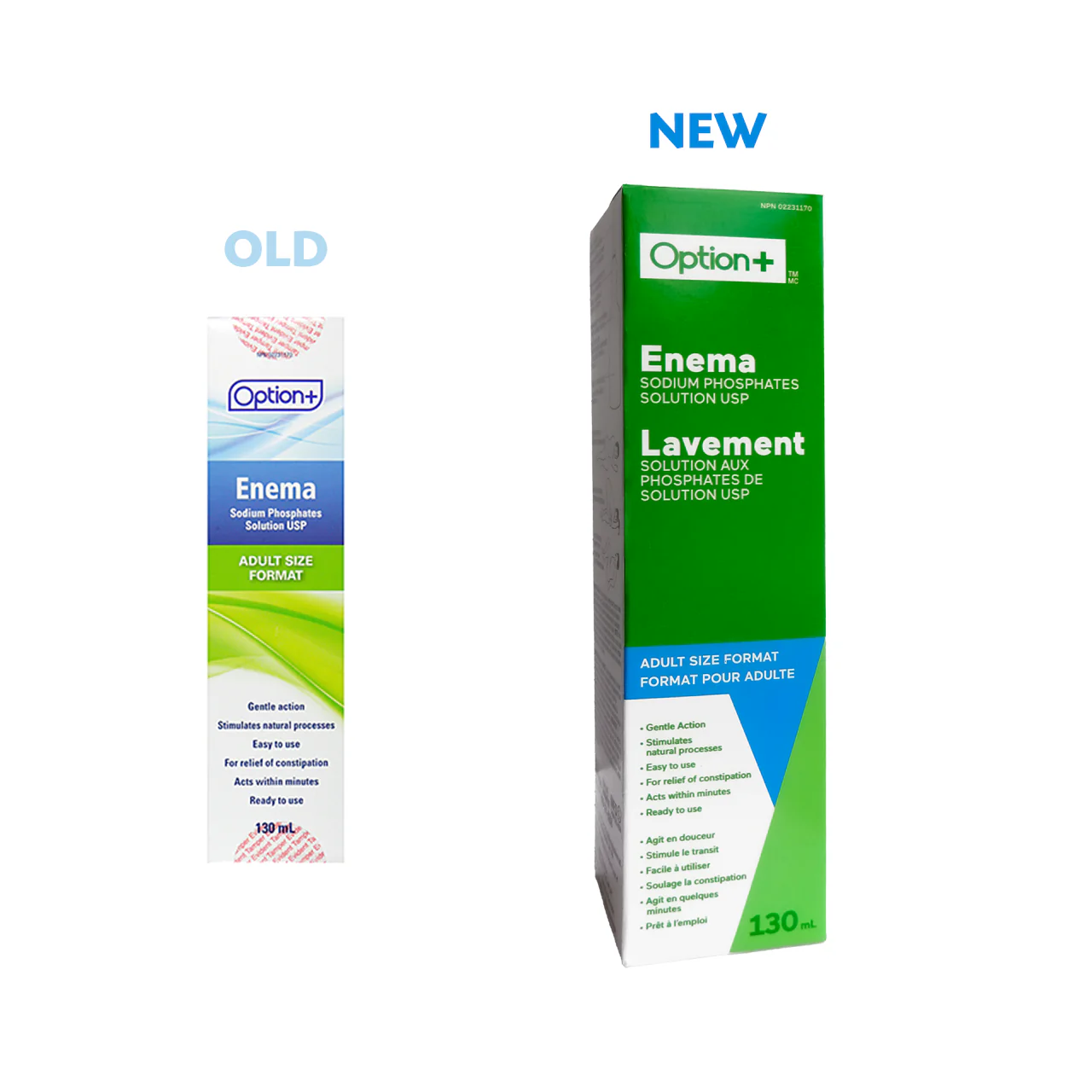Option+ Enema Sodium Phosphates Solution USP Adult Size | 130 mL - Image 2