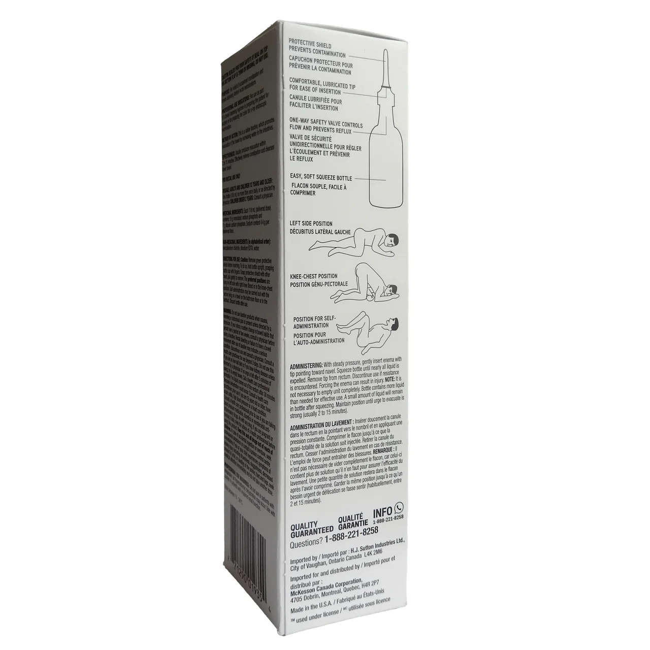 Option+ Enema Sodium Phosphates Solution USP Adult Size | 130 mL - Image 4