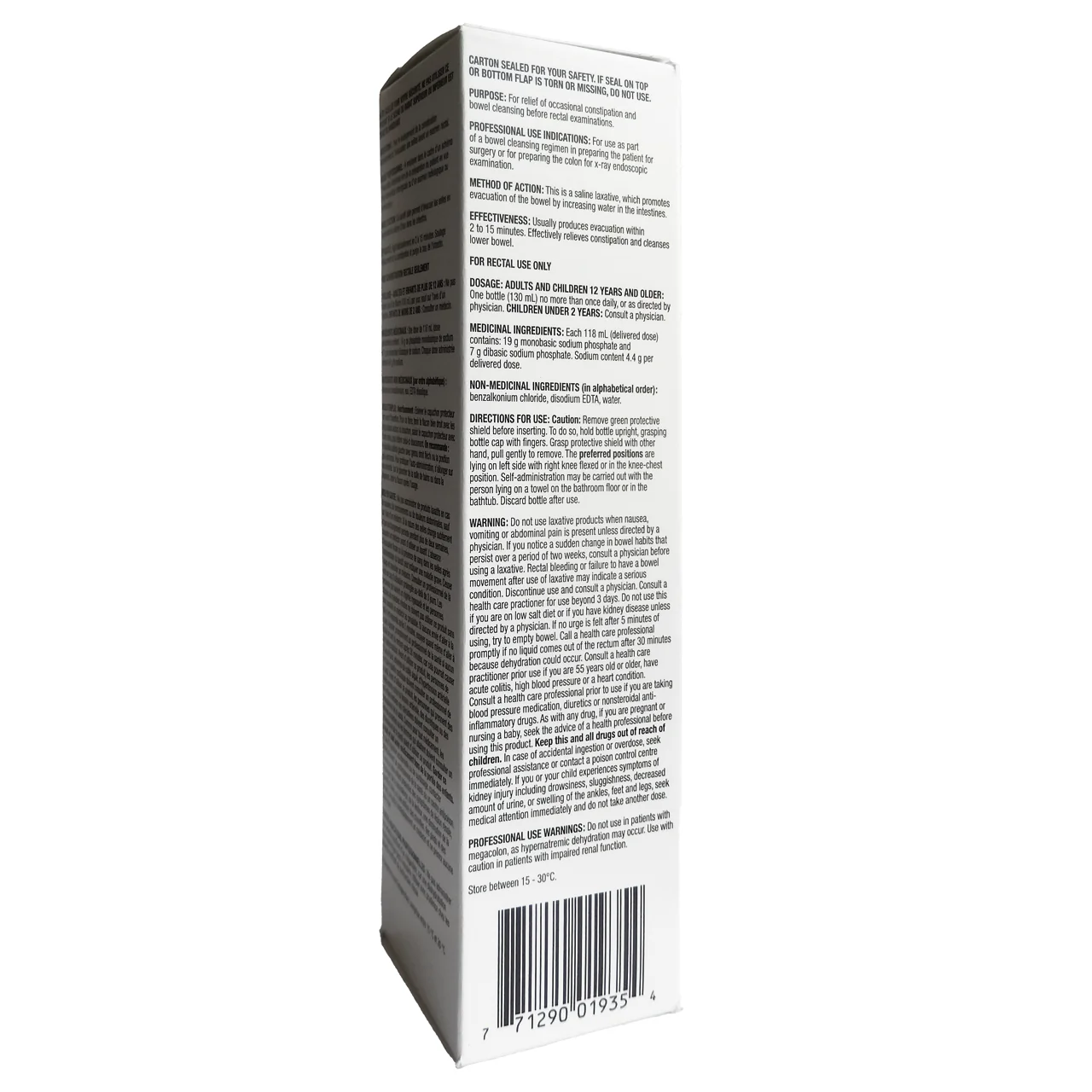 Option+ Enema Sodium Phosphates Solution USP Adult Size | 130 mL - Image 5
