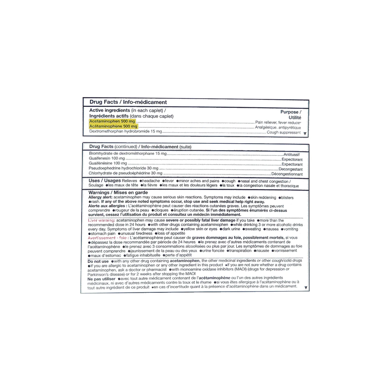 Option+ Extra Strength Cold & Flu  In-One | 24 Caplets - Image 3