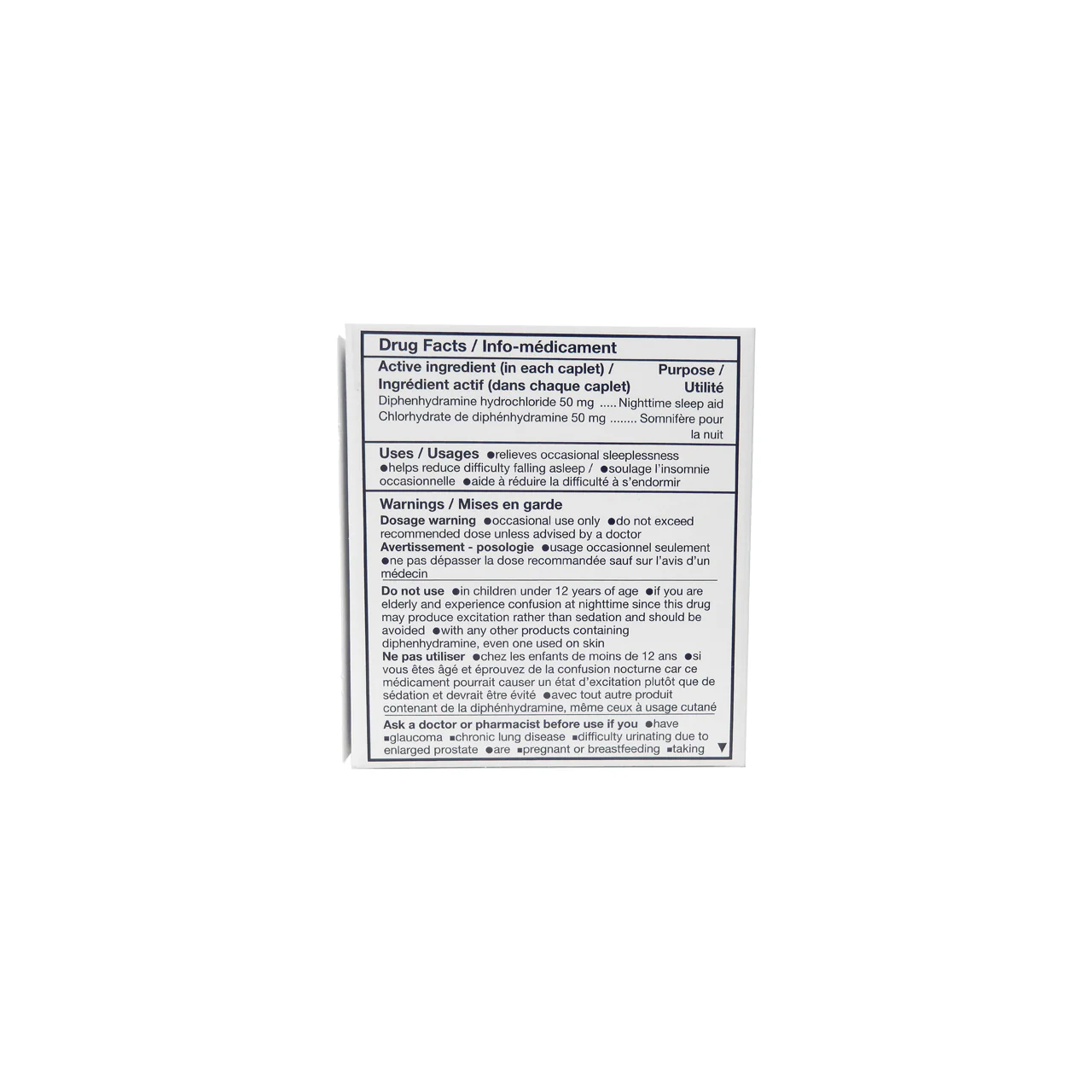 Option+ Sleep Aid 50 mg, Extra Strength | 20 Caplets - Image 2