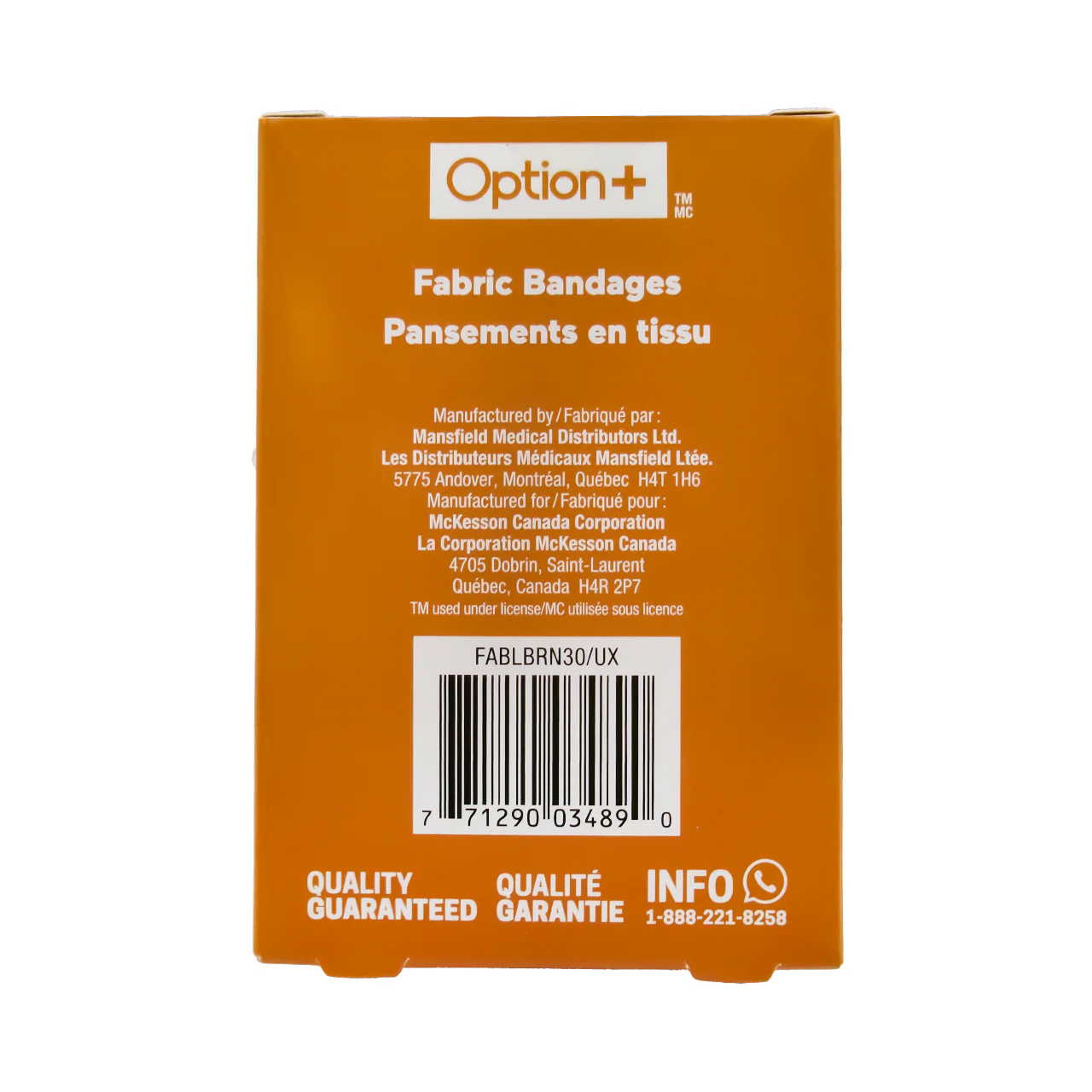 Option+ Assorted Fabric Bandages Latex Free | 30 Bandages - Image 2