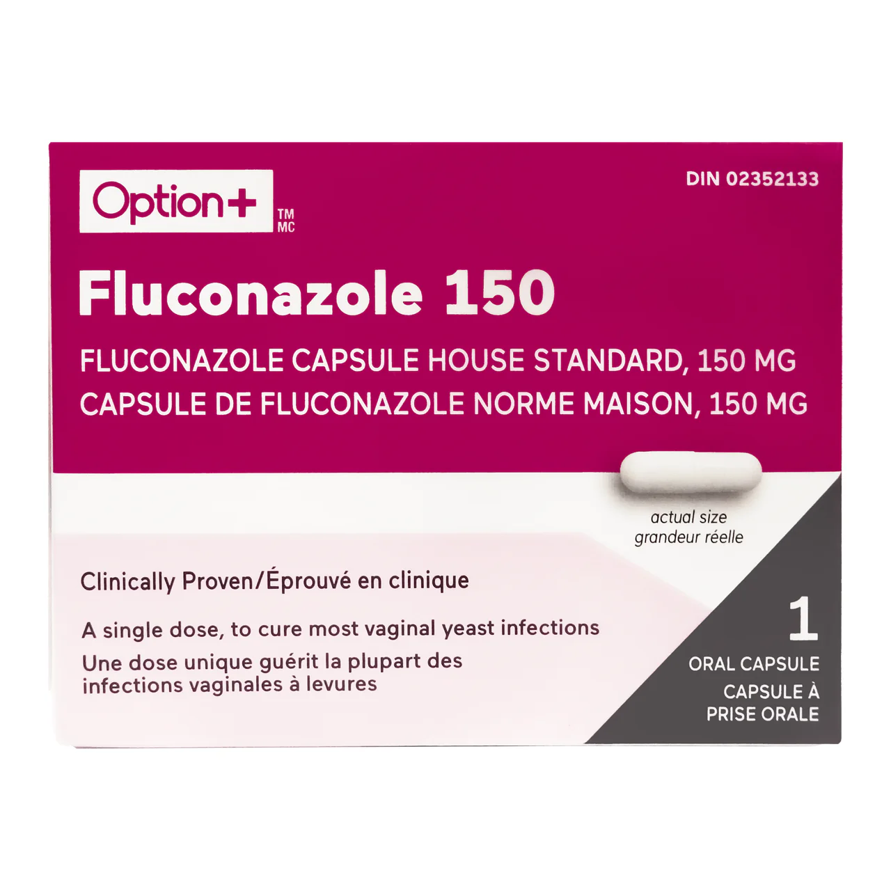 Option+ Fluconazole 150 mg | 1 Capsule