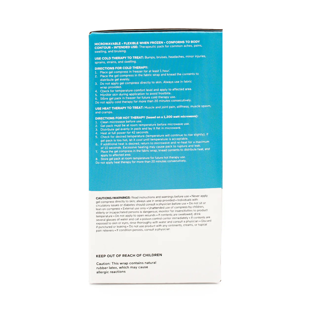 Option+ Hot or Cold Gel Pack with Wrap | 1 Small Gel Pack - Image 4