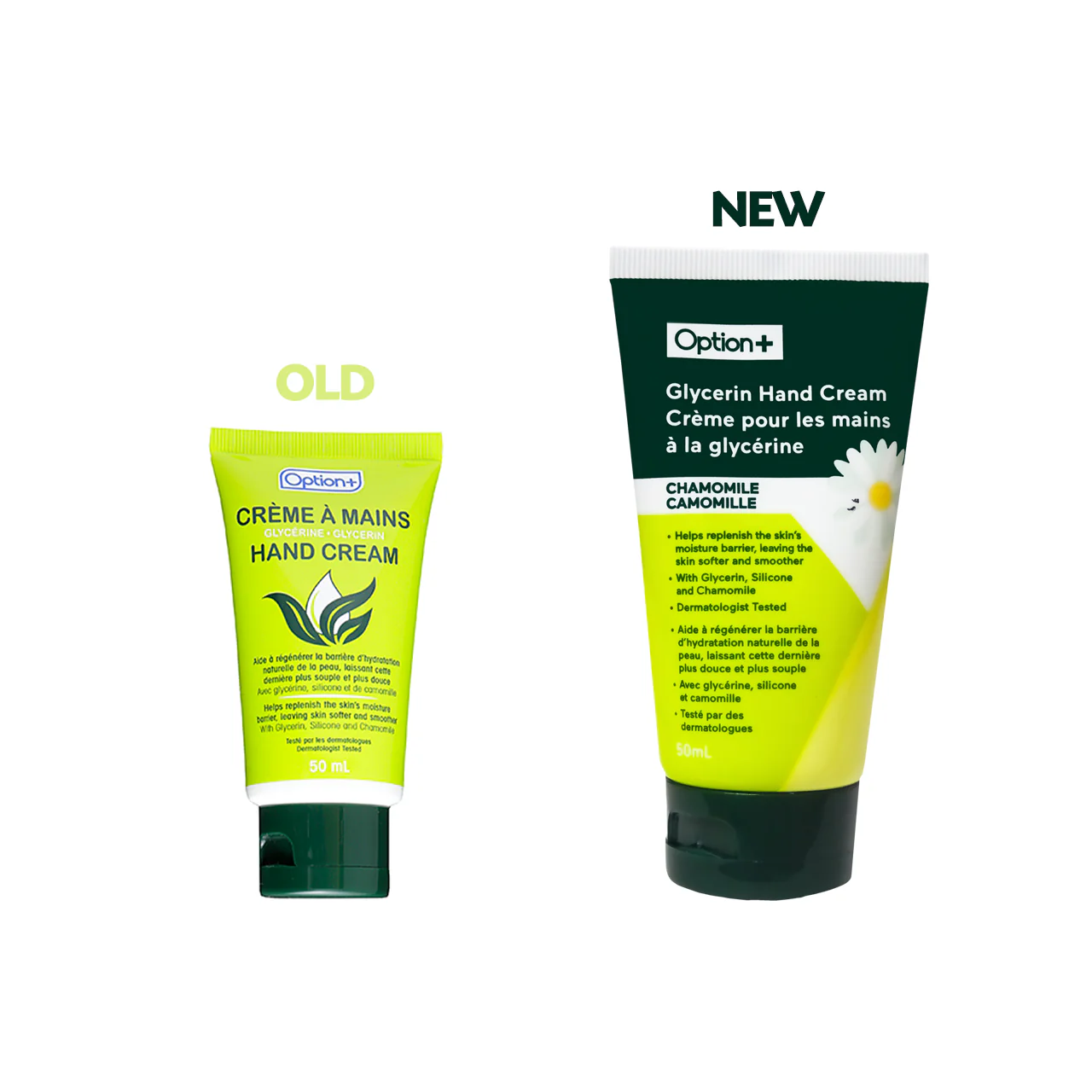 Option+ Glycerin Hand Cream with Chamomile | 50 mL - Image 3