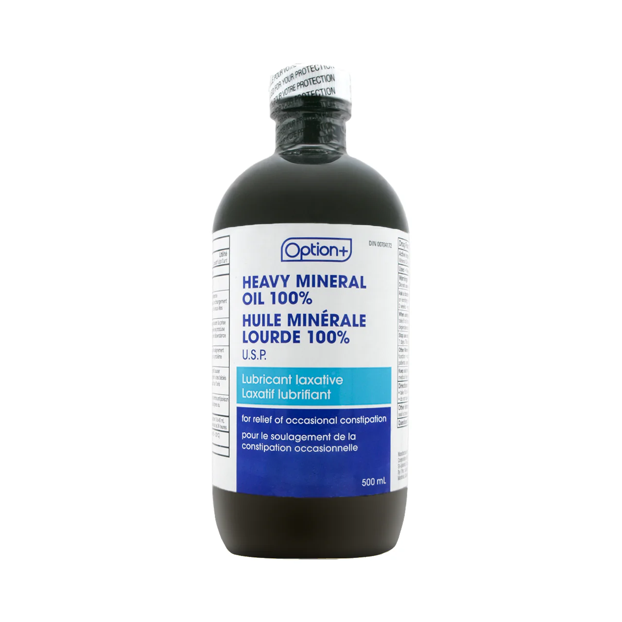 Option+ Heavy Mineral Oil - Oral Lubricant Laxative | 500 mL