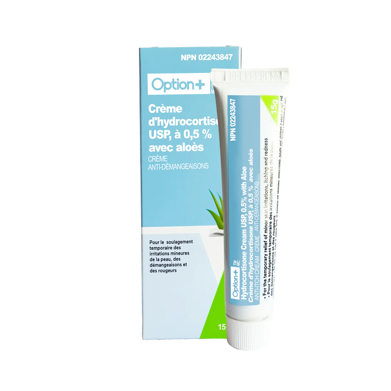 Option+ Hydrocortisone Anti Itch Cream  0.5% with Aloe | 15 g - Image 4