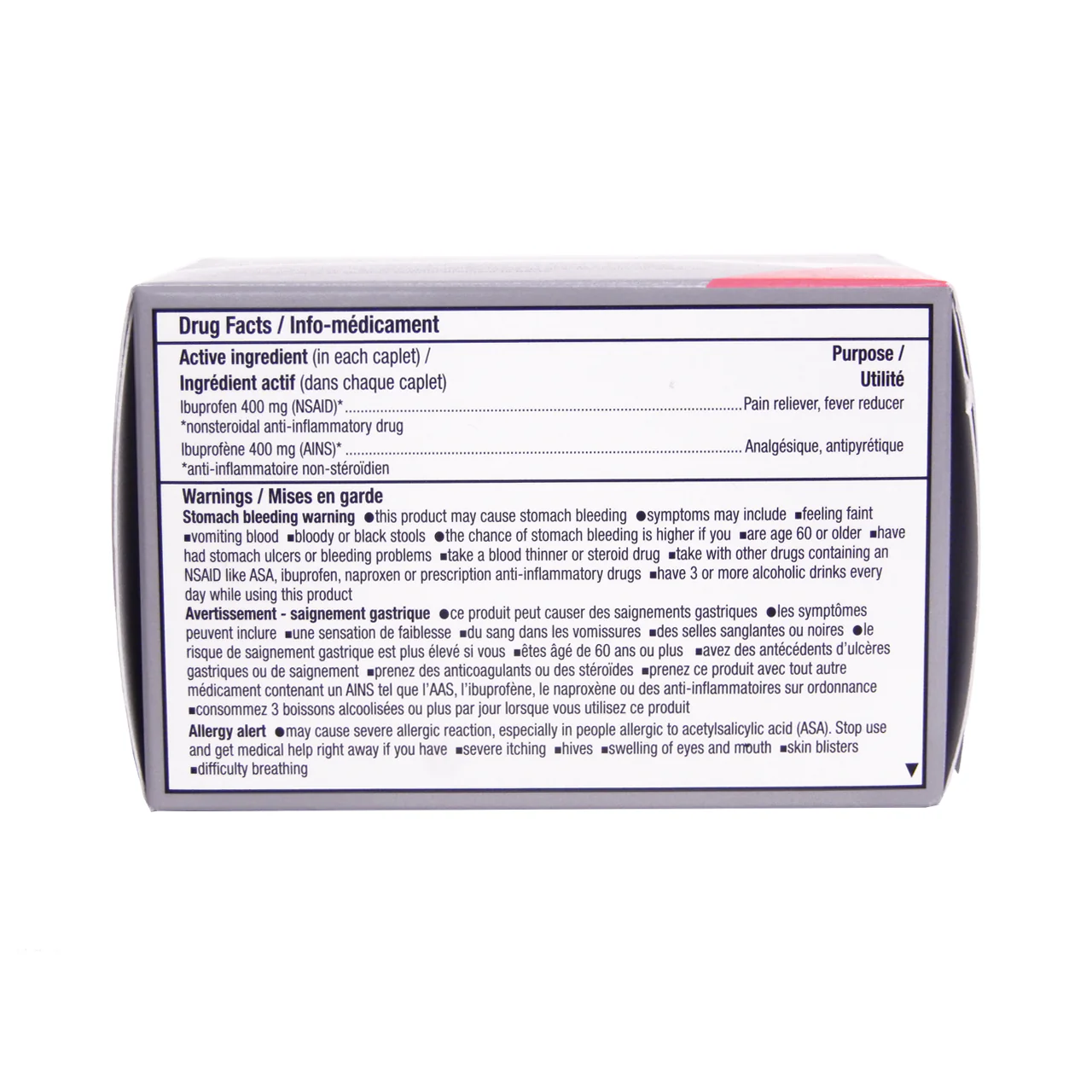 Option+ Ibuprofen 400 mg, Extra Strength | 16 Caplets - Image 2