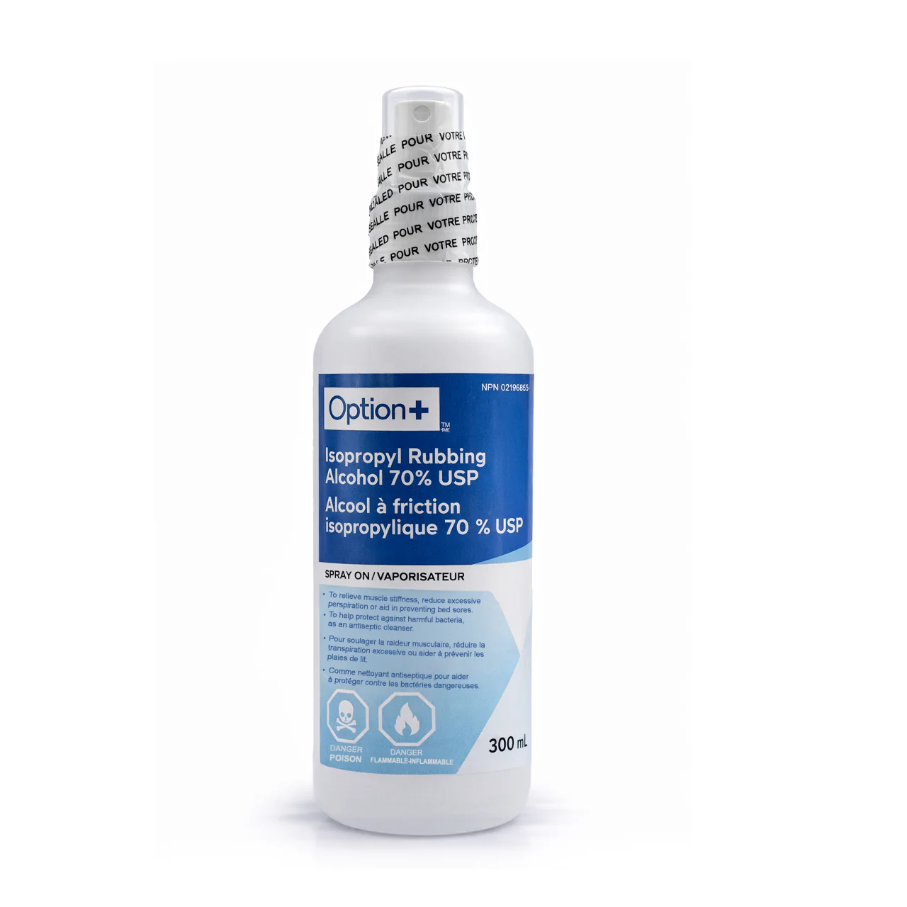 Option+ Isopropyl Rubbing Alcohol Spray | 300 mL
