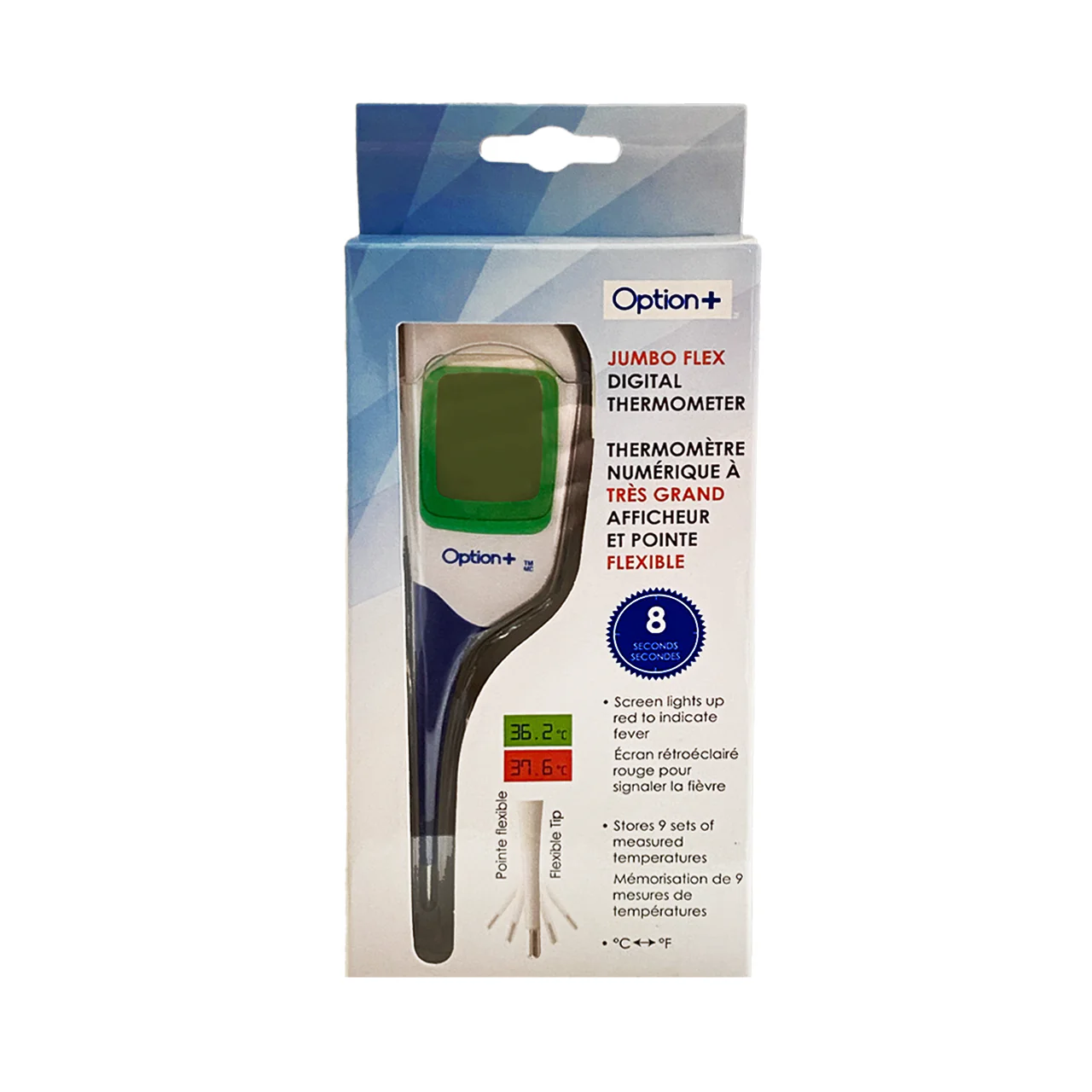Option+ Jumbo Flex Digital Thermometer