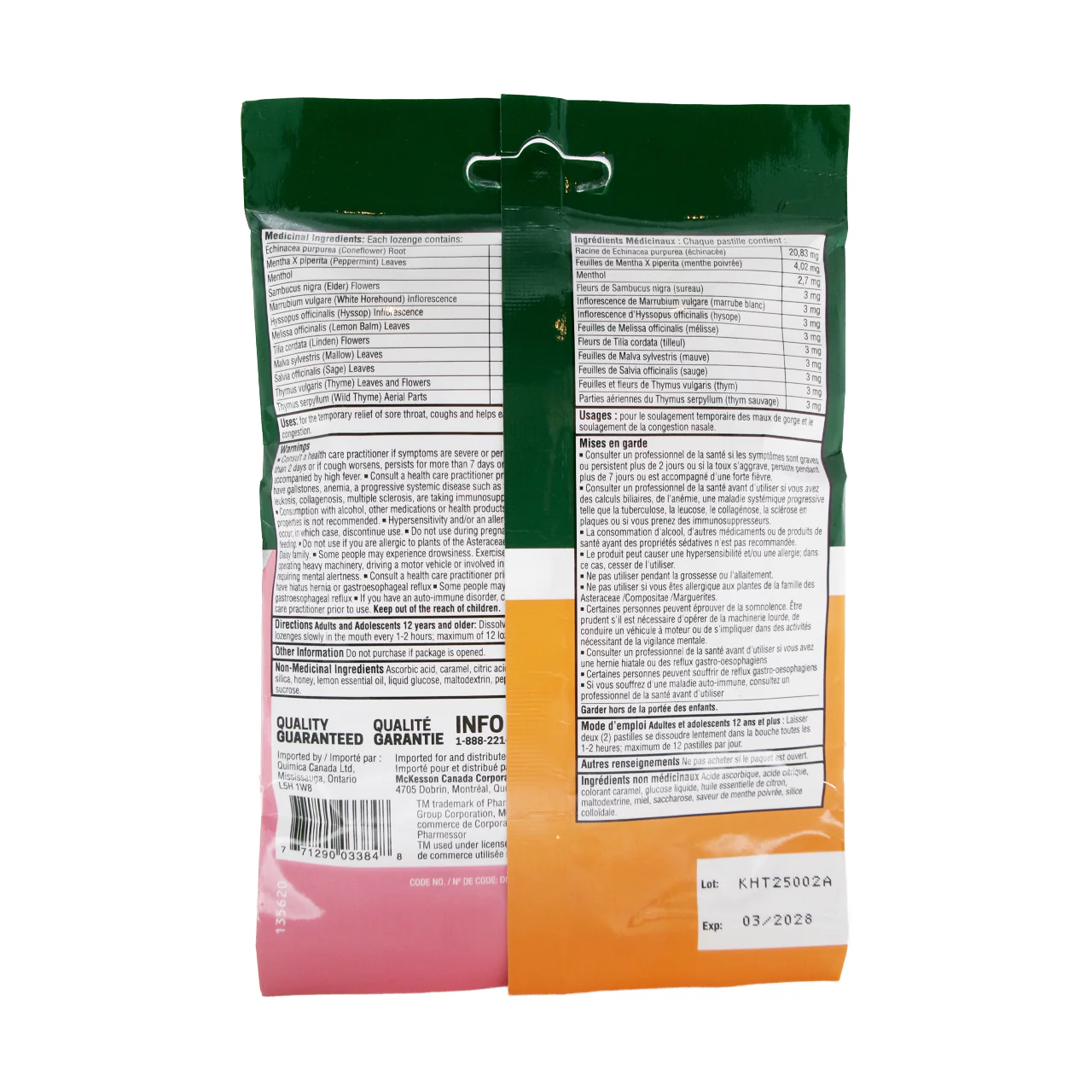 Option+ Echinacea Herb Cough Drops | 20 Lozenges - Image 2