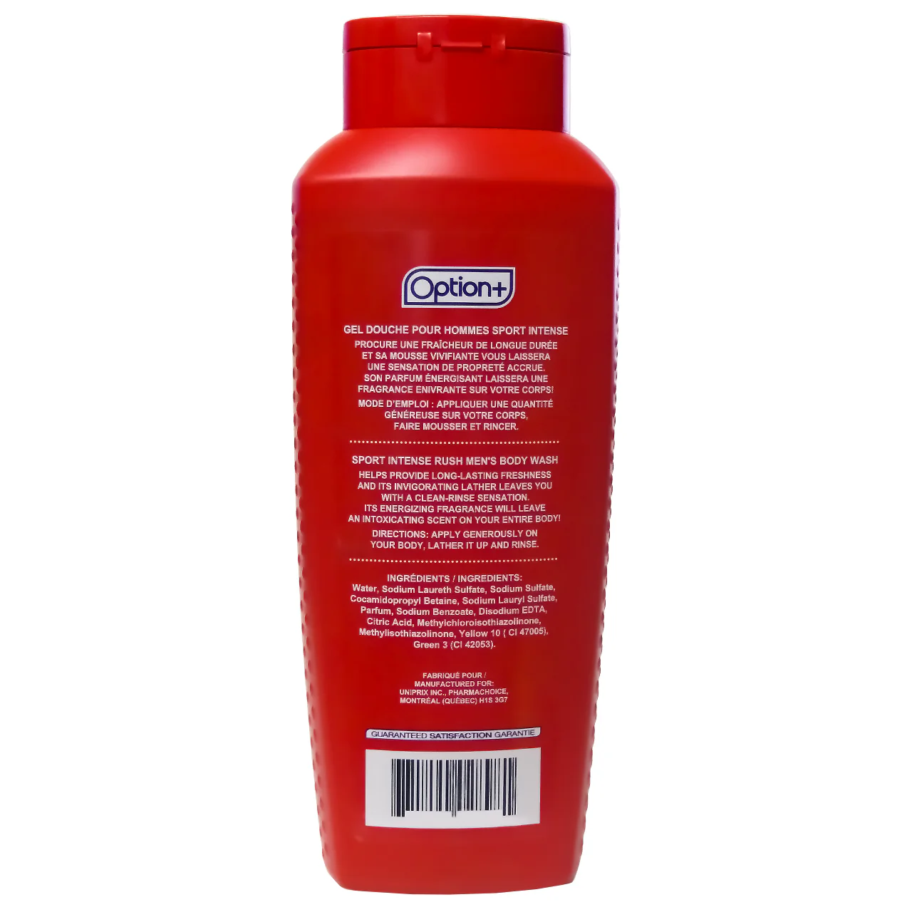 Option+ Men's Body Wash, Sport Intense | 532 mL - Image 2