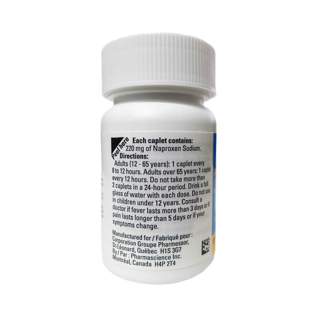 Option+ Naproxen Sodium Tablets USP 220 mg | 24 Caps - Image 4