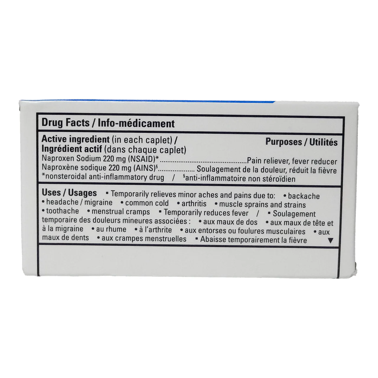 Option+ Naproxen Sodium Tablets USP 220 mg | 24 Caps - Image 5
