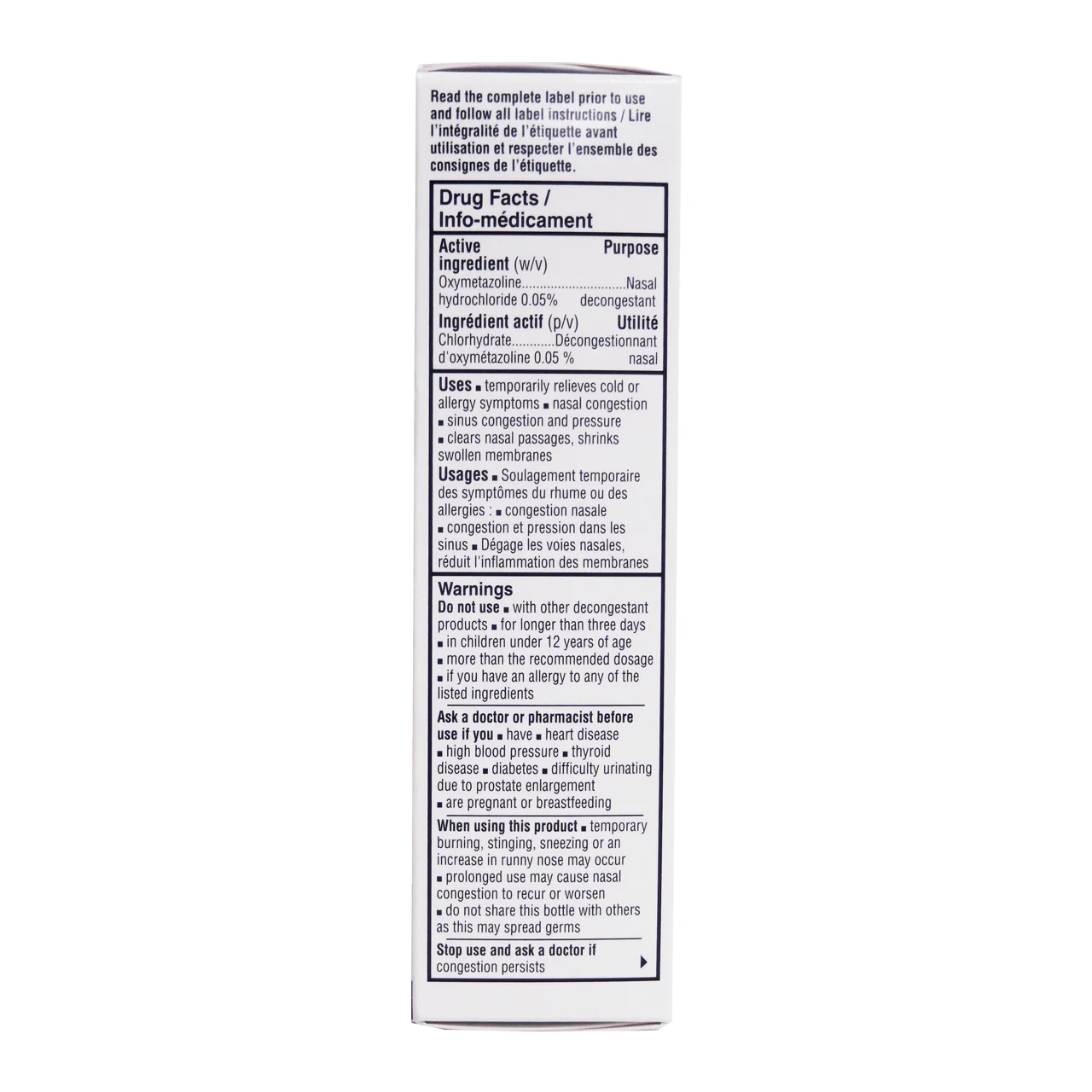 Option+ Nasal Congestion Spray with Metered Pump | 30 mL - Image 2