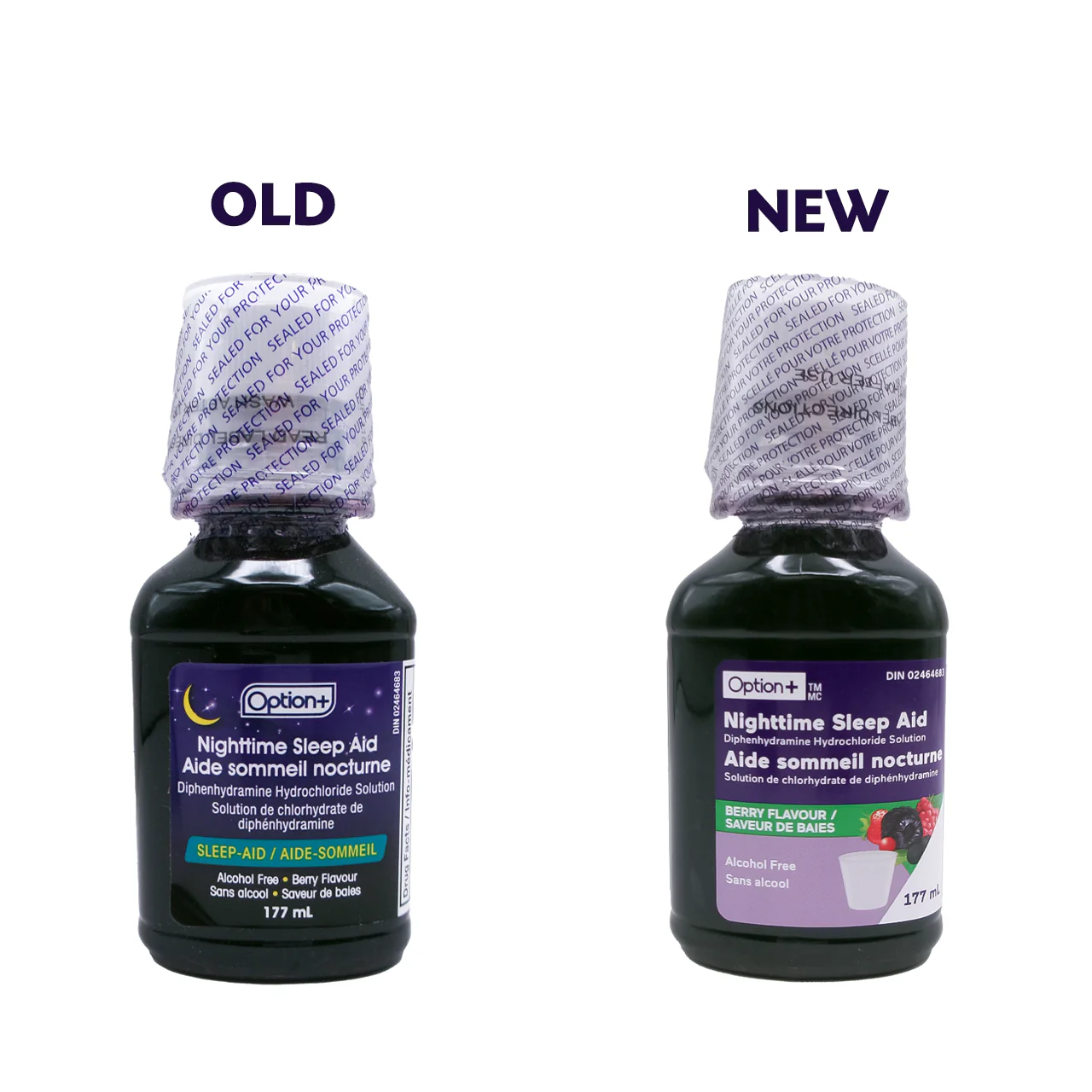 Option+ Nighttime Sleep-Aid Solution, Berry | 177 mL - Image 2