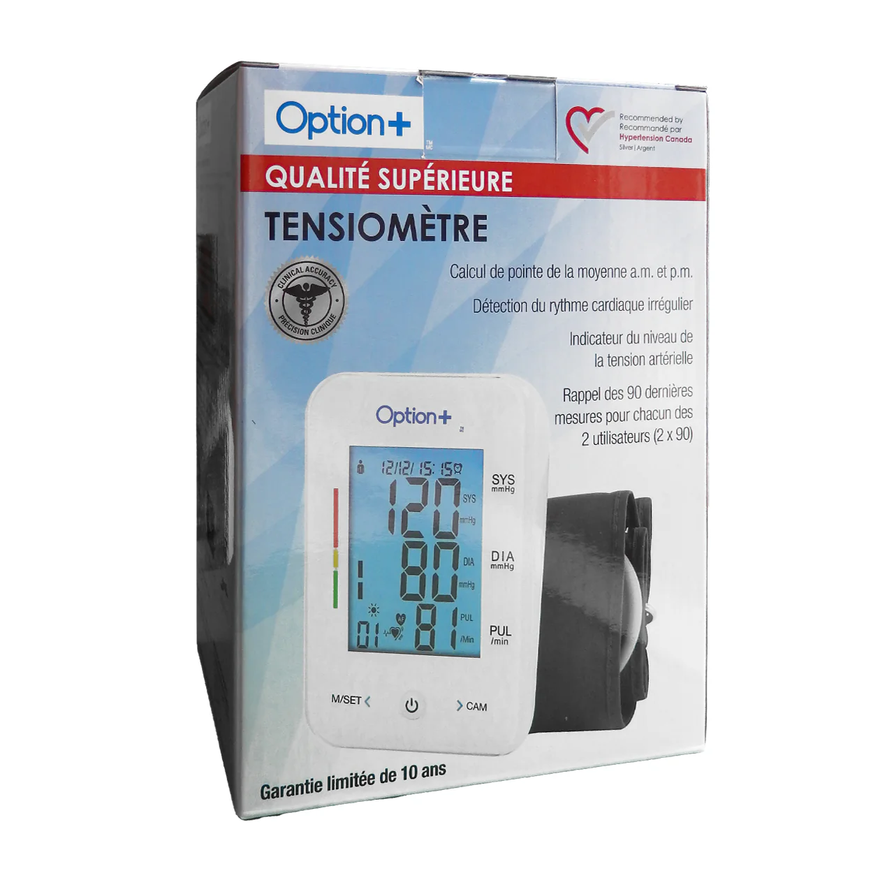 Option+ Premium Blood Pressure Monitor & Cuff - Image 3