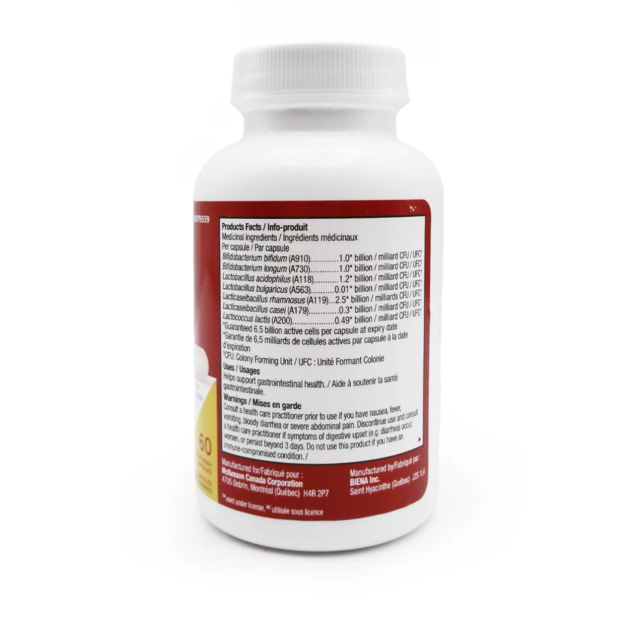 Option+ Probiotics 6.5 Billion CFU | 60 Veg Capsules - Image 2