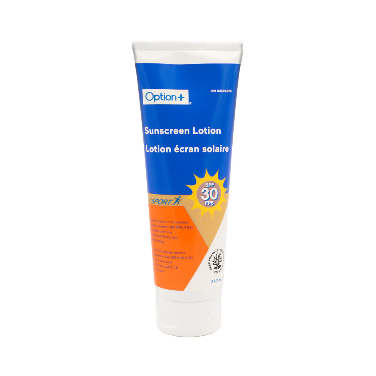 Option+ Sport Sunscreen Lotion SPF 30 | 240 mL