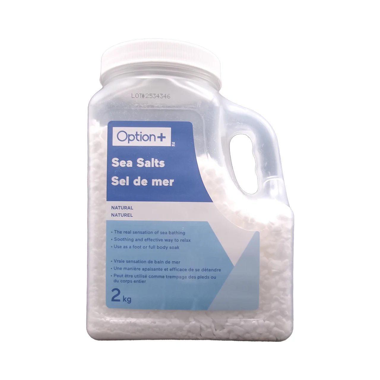 Option+ Natural Sea Salts | 2 kg