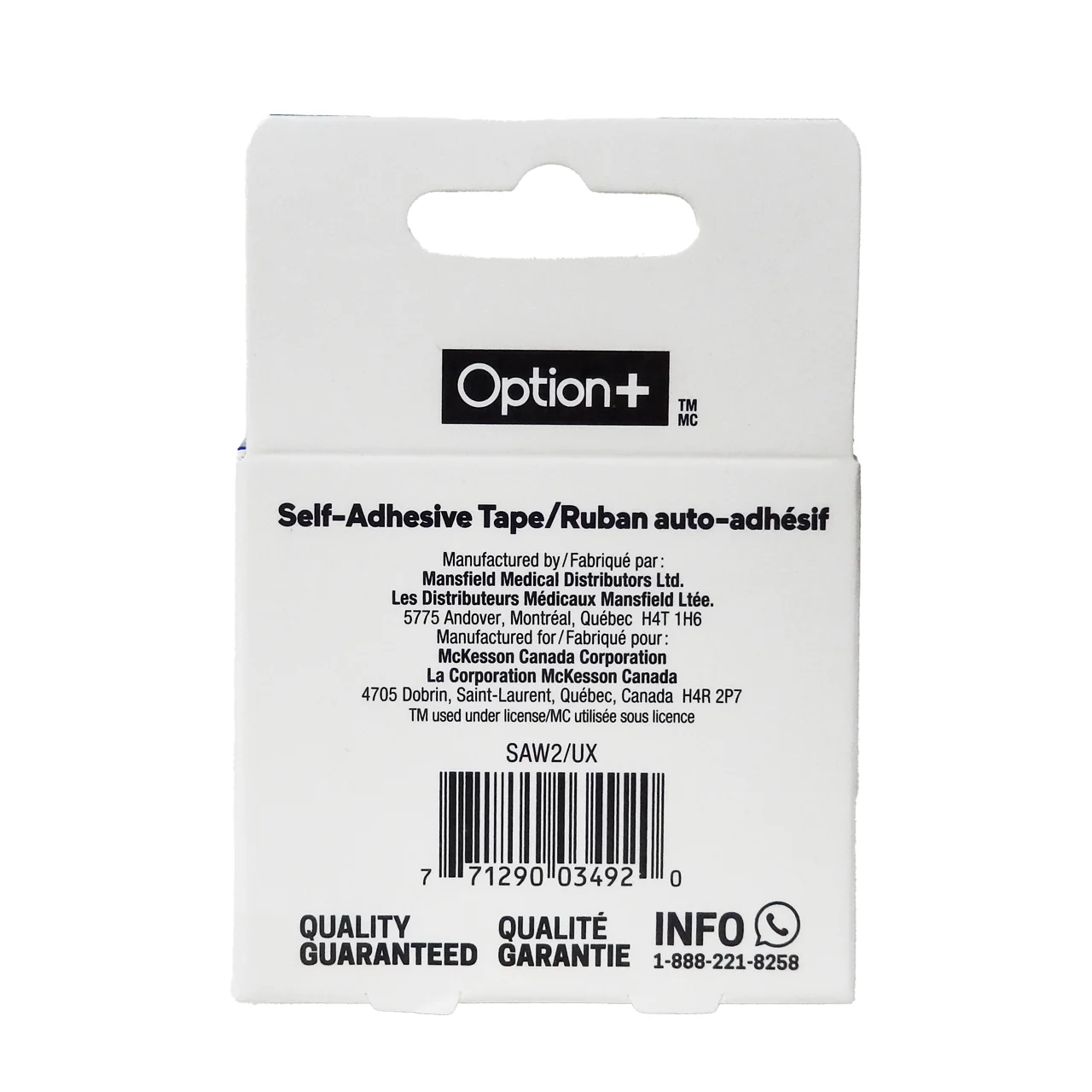 Option+ Self Adhesive Tape 5 cm x 5.9 cm | 1 Roll - Image 3