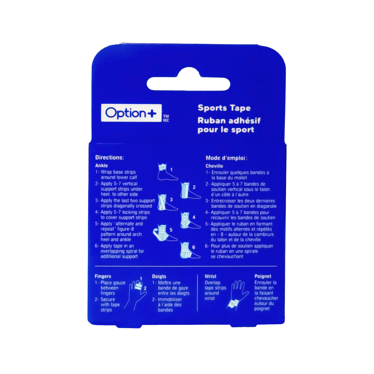 Option+ - Sports Tape 3.8 cm x 13.7 m | 1 Roll - Image 2