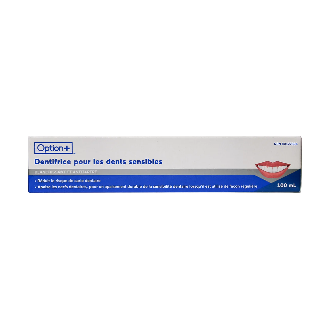 Option+ Sensitive Toothpaste Whitening Plus Tartar Fighting | 100 mL - Image 2