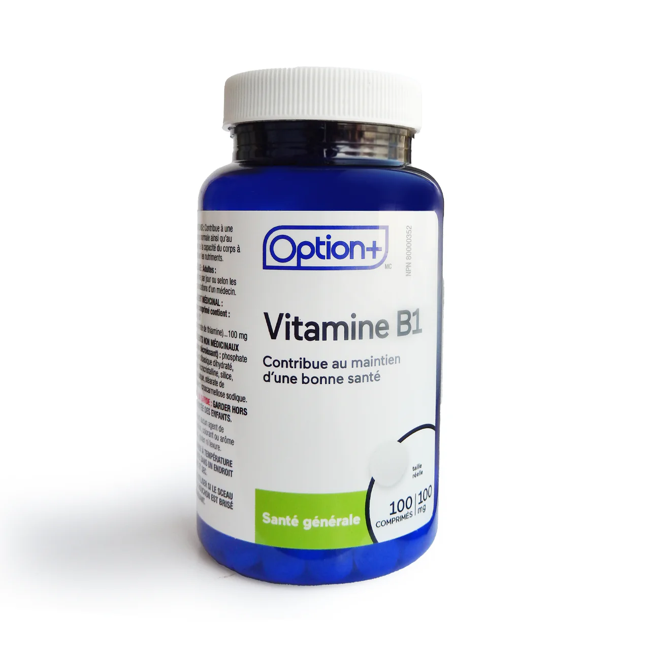 Option+ Vitamin B1 100 mg | 100 Tablets - Image 2