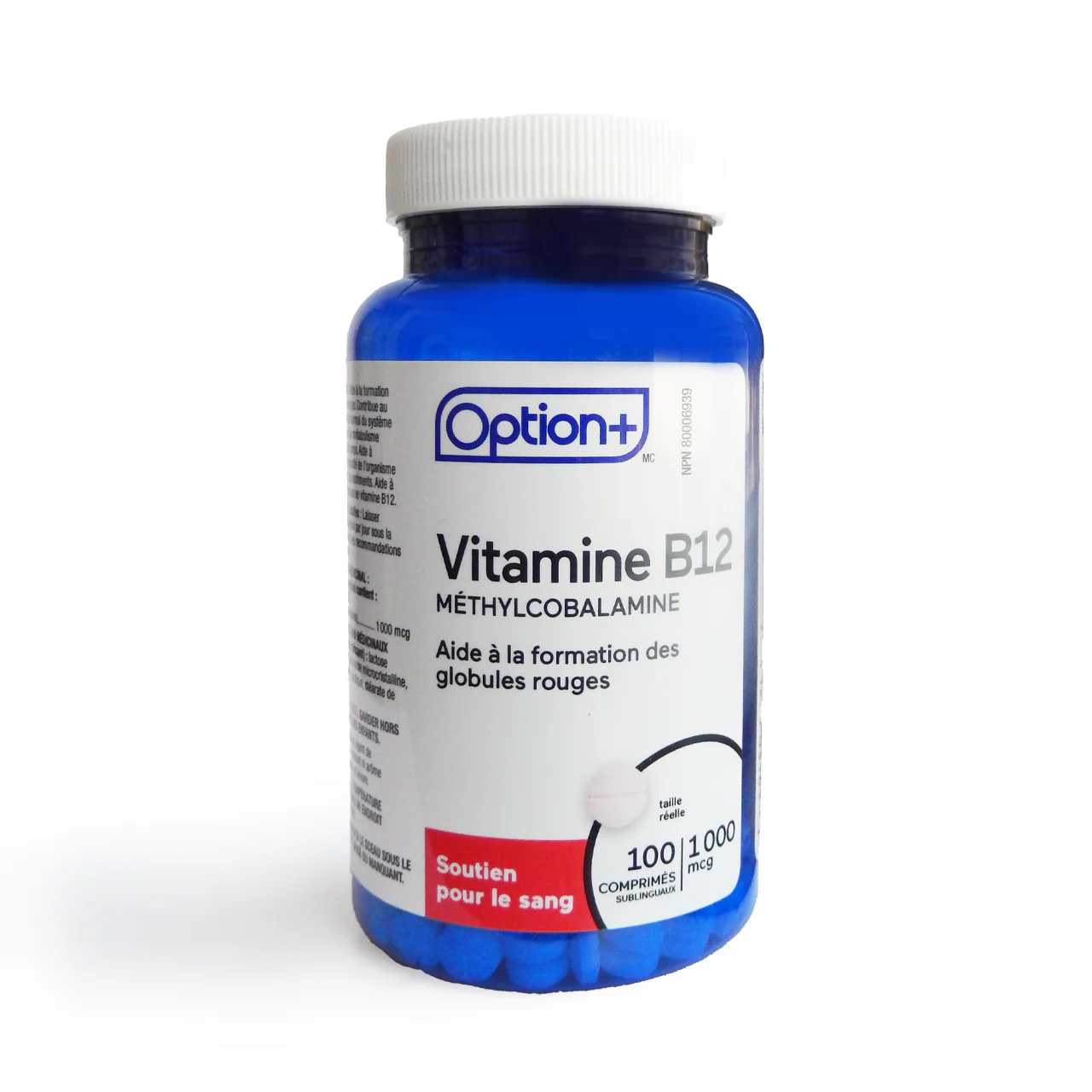Option+ Vitamin B12 1000 mcg Methylcobalamin | 100 Tabs - Image 2