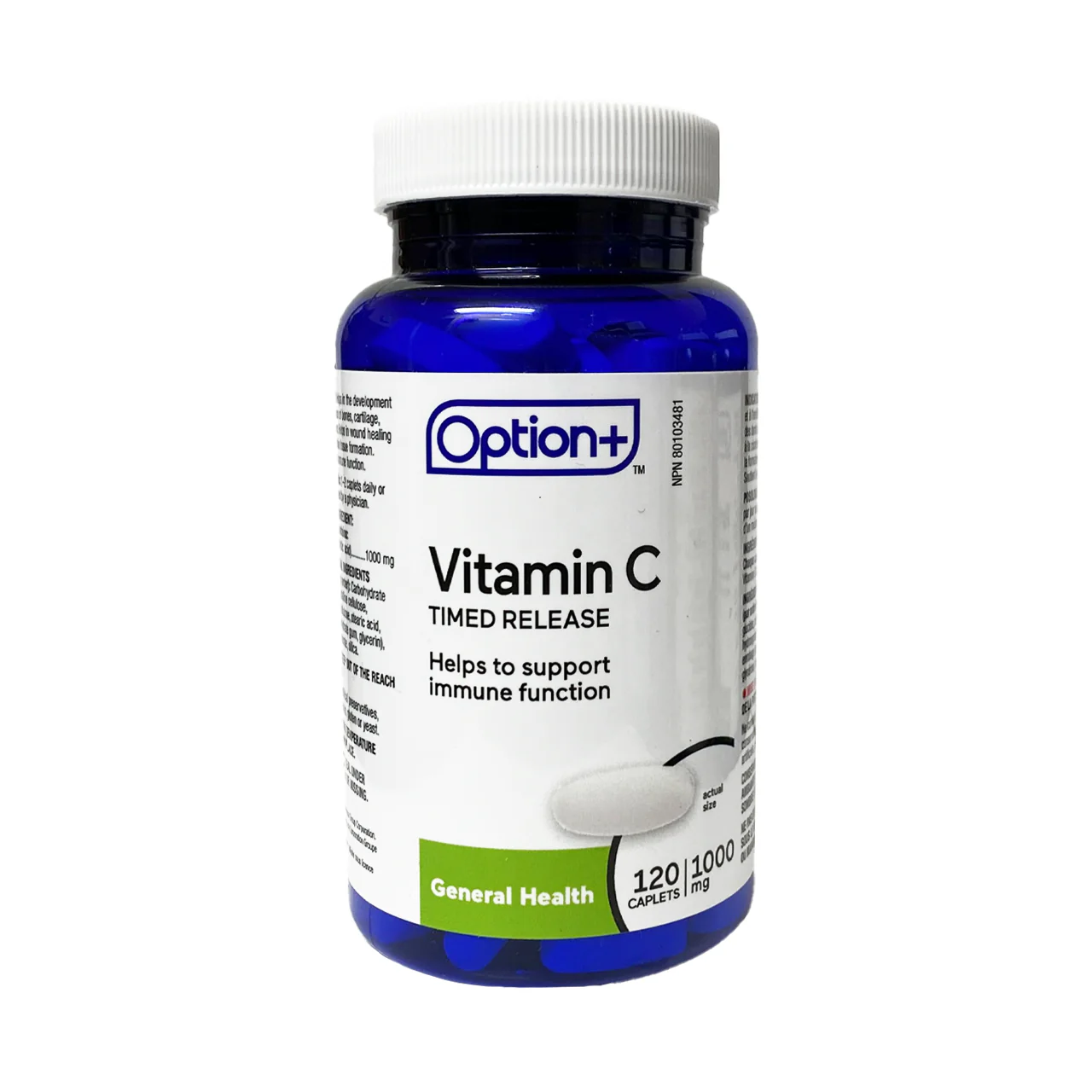 Option+ Vitamin C 1000 MG | 120 Caplets