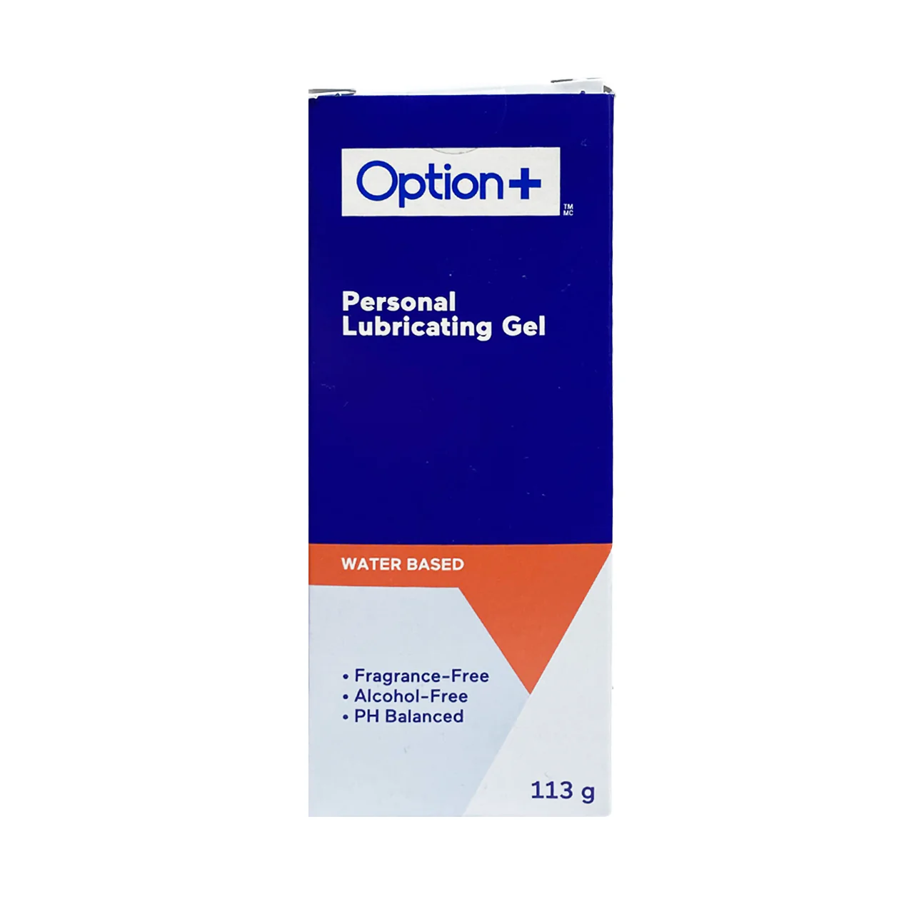 Option+ Water Based Personal Lubricating Gel | 113 g
