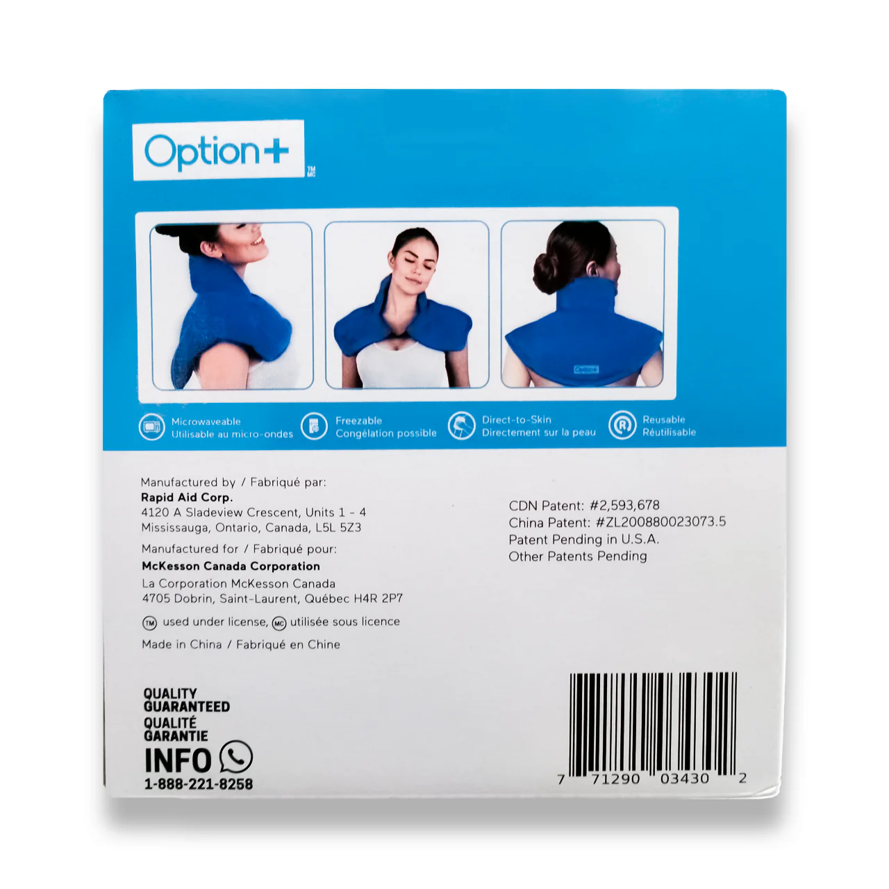 Option+ Neck And Shoulder Wrap | 1 Gel Wrap - Image 8