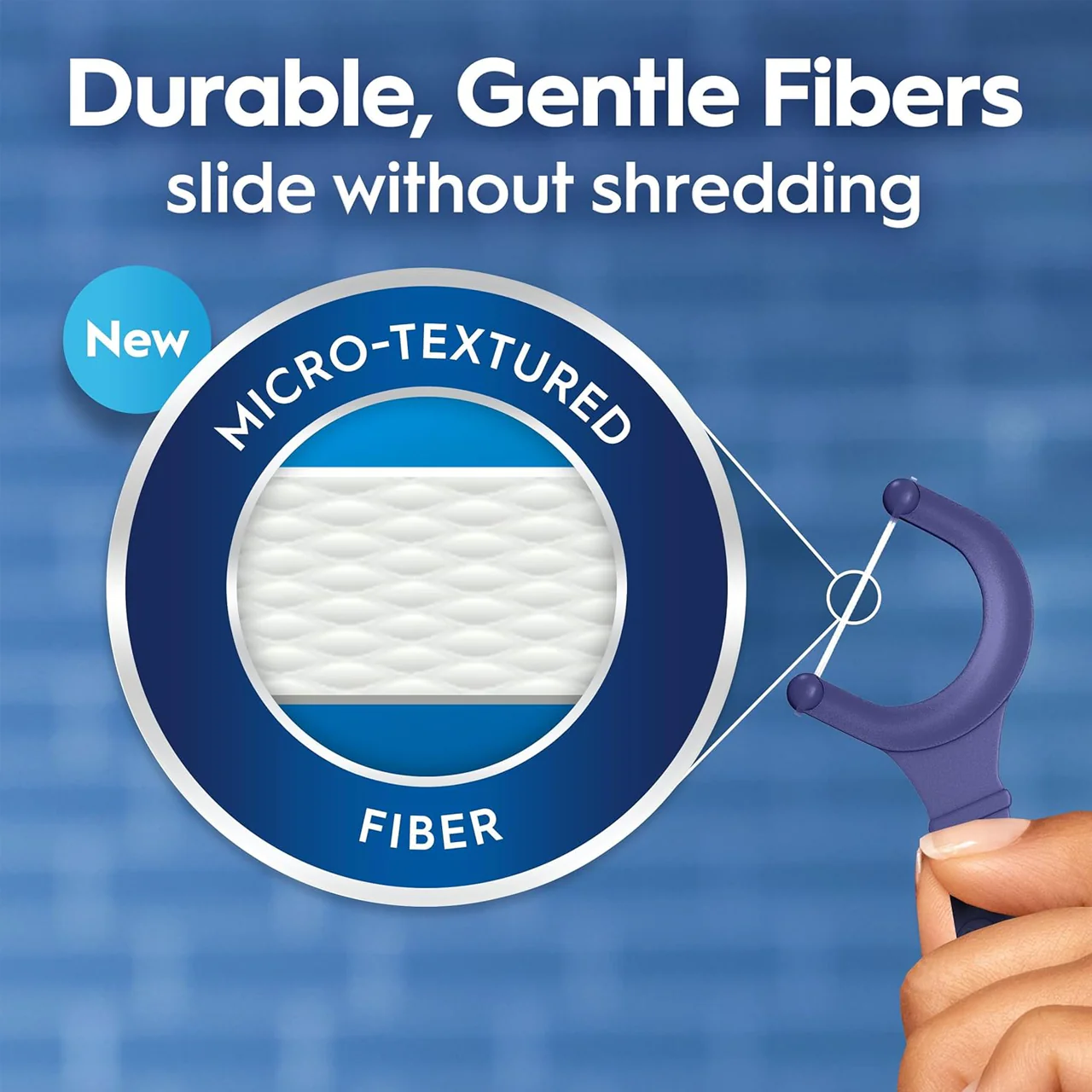 Oral-B - Glide Arctic Peppermint Oil Floss Picks | 75 Floss Picks - Image 4