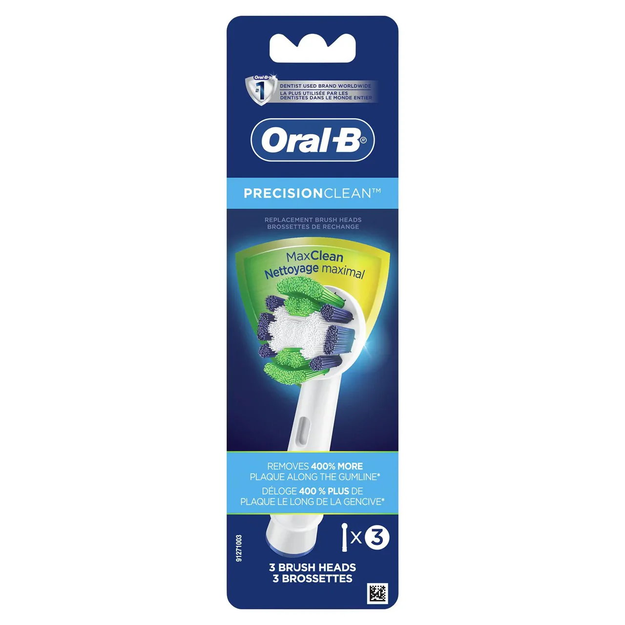Oral-B - Precision Clean Replacement Brush Heads | 3 Brush Heads