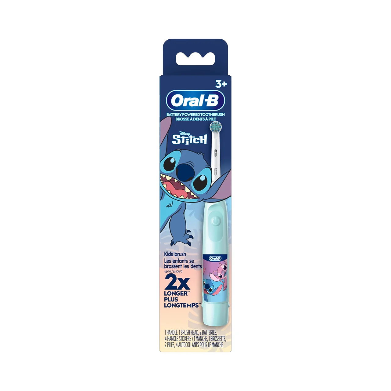 Oral-B - Kids Battery Powered Toothbrush Lilo & Stitch | Extra Soft Bristle