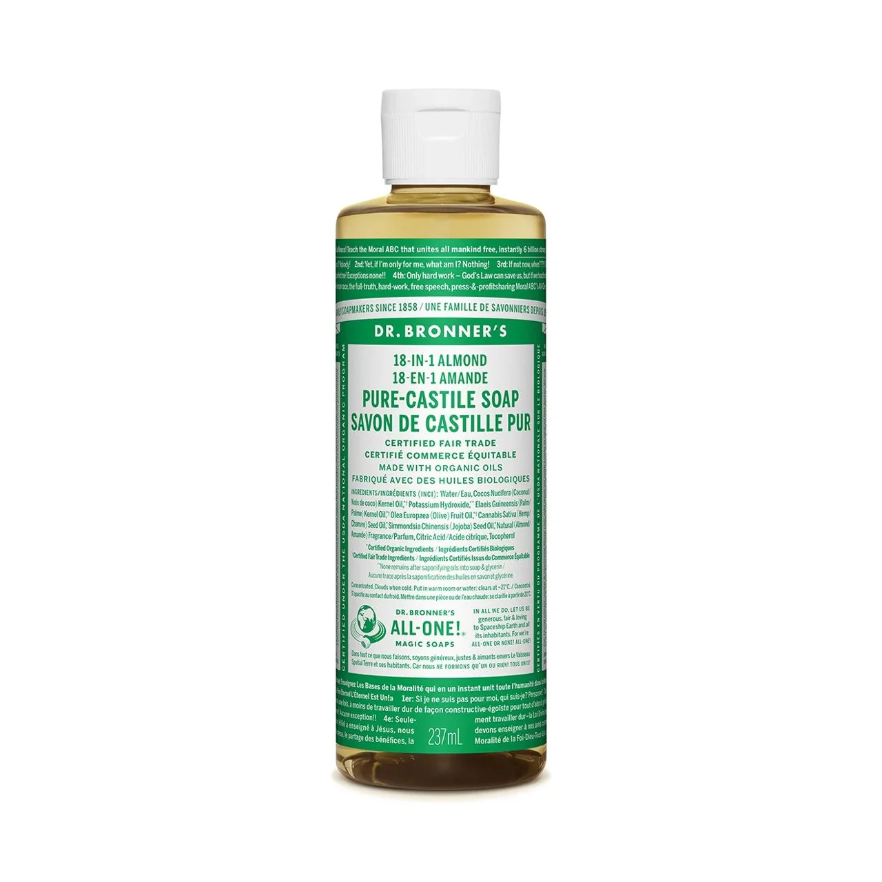 Dr. Bronner's - Pure Castile Soap, Almond | 237 mL