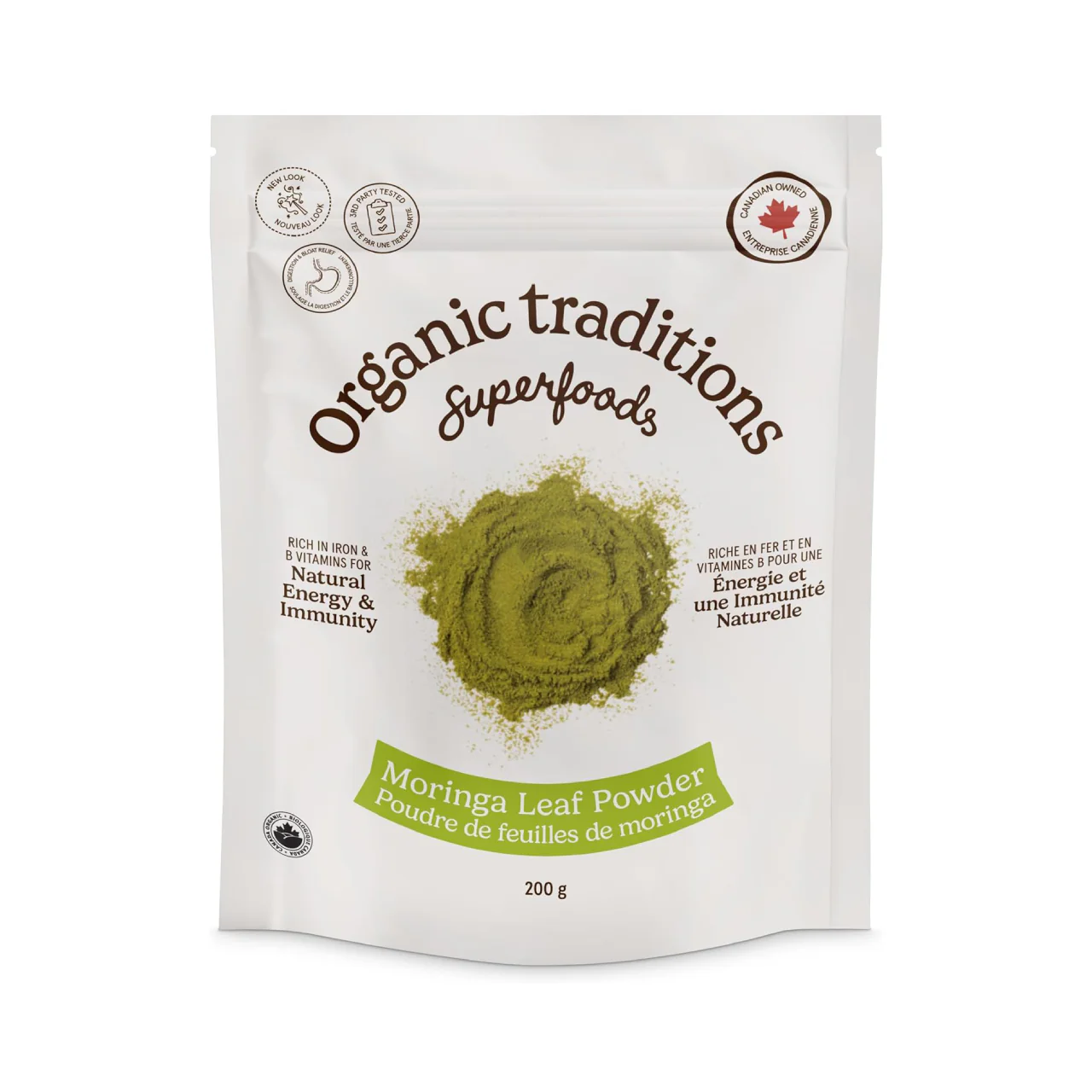 Organic Traditions - Moringa Leaf Powder | 200 g