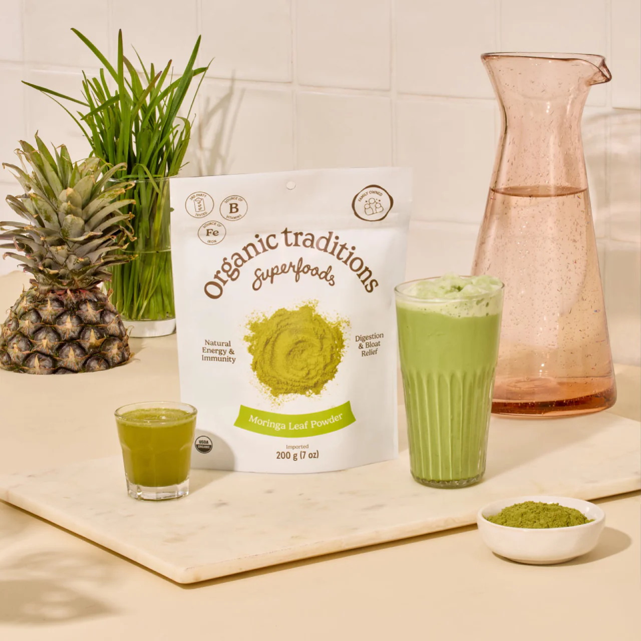 Organic Traditions - Moringa Leaf Powder | 200 g - Image 3