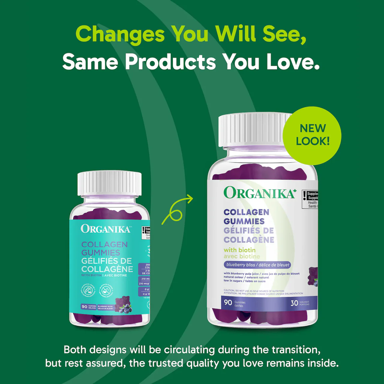Organika - Collagen Gummies, Blueberry | 90 Gummies - Image 2