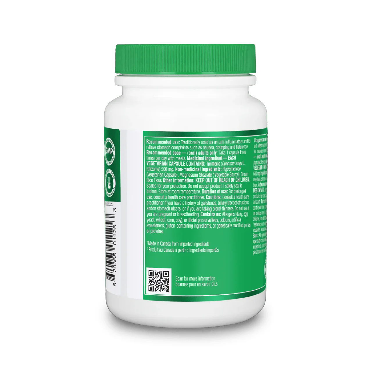 Organika - Curcumin 500 mg | 120 Capsules - Image 2