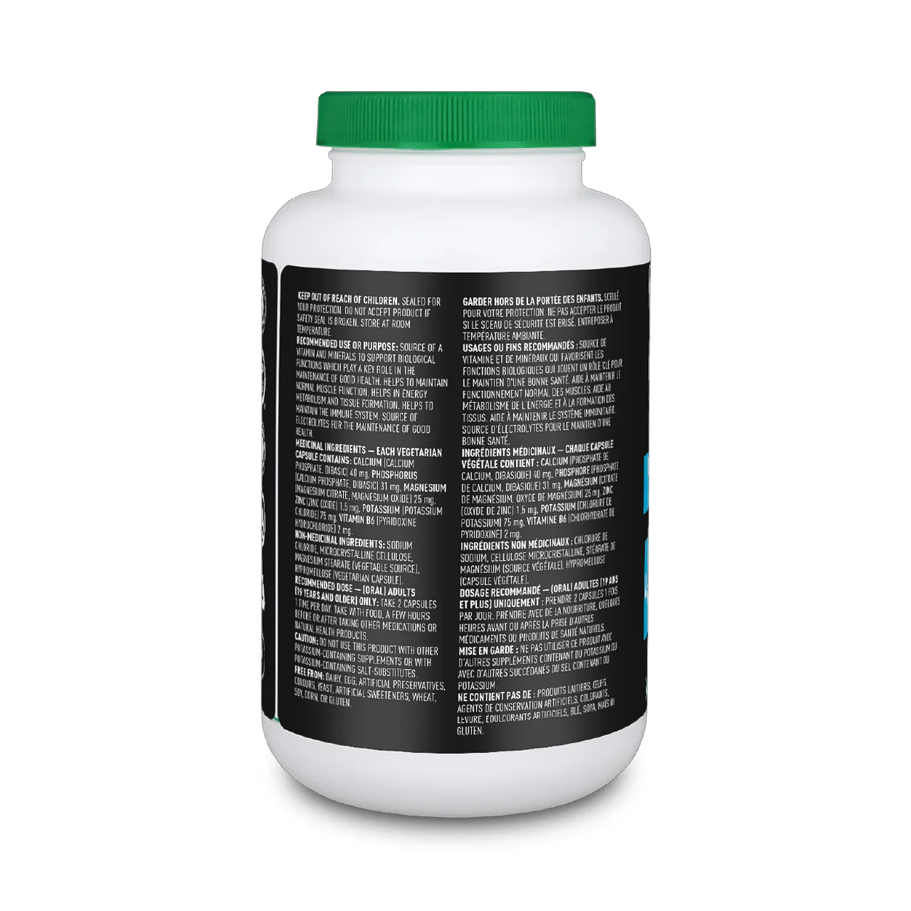 Organika - Electrolytes Boost With Zinc & Vitamin B6 | 200 Capsules - Image 2