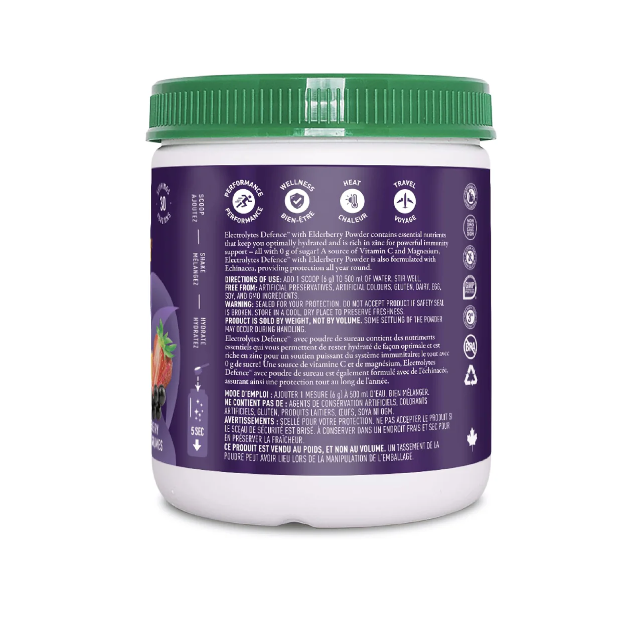 Organika - Electrolytes Defence Citrus Berry | 180 g - Image 2