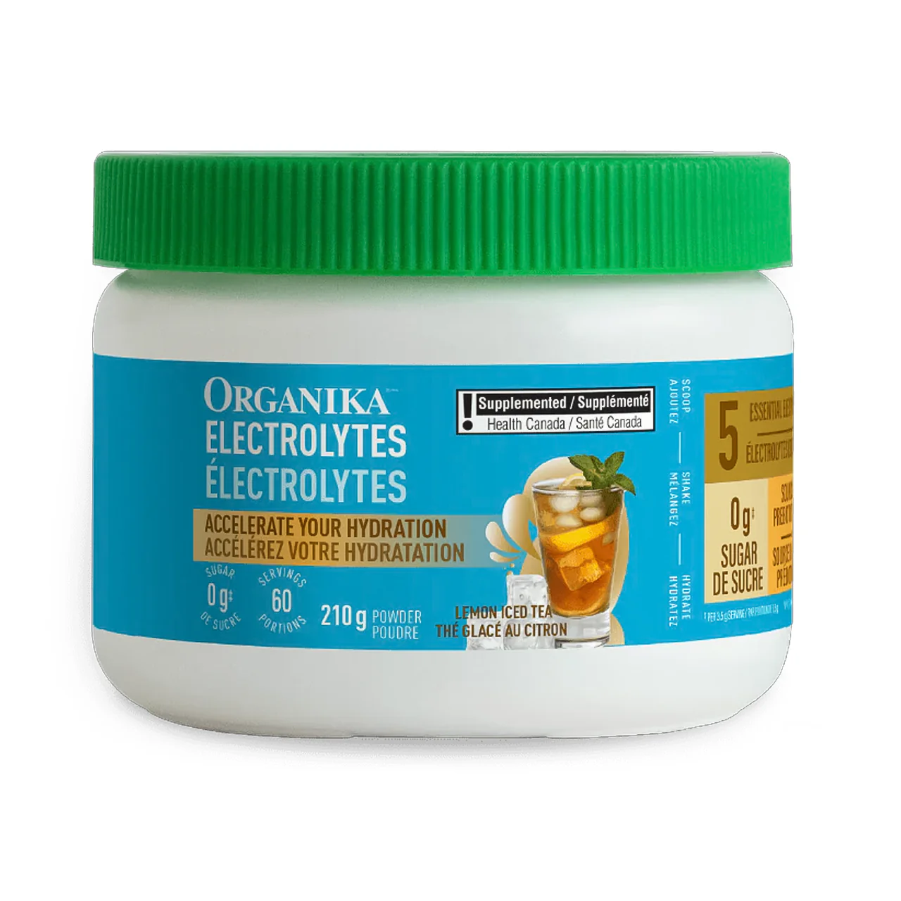 Organika - Electrolytes, Lemon Iced Tea | 210 g