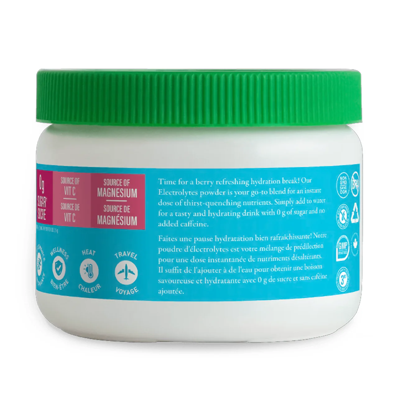 Organika - Electrolytes, Wild Raspberry | 210 g - Image 2